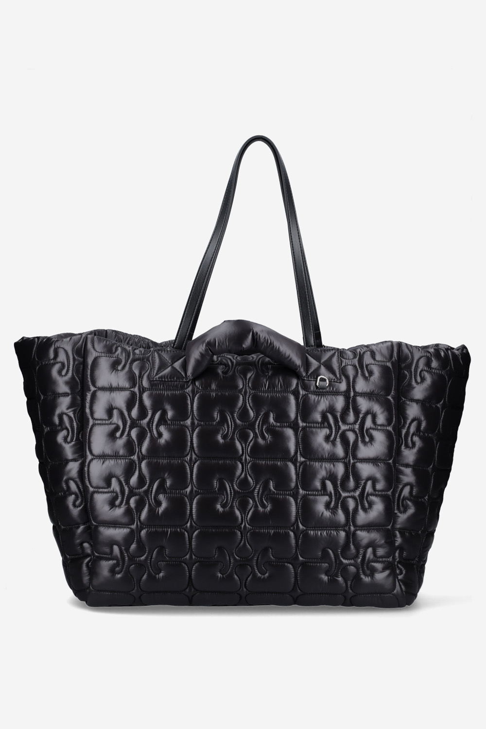 Ganni - Re-Tech quilted XXL tote