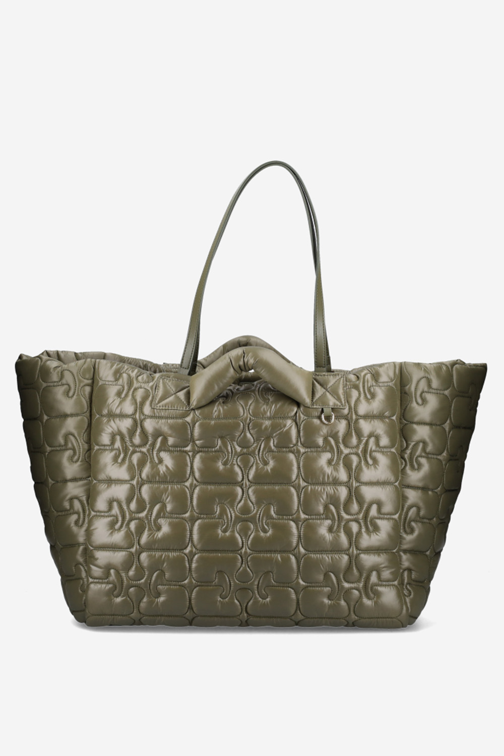 Ganni - Re-Tech quilted XXL tote
