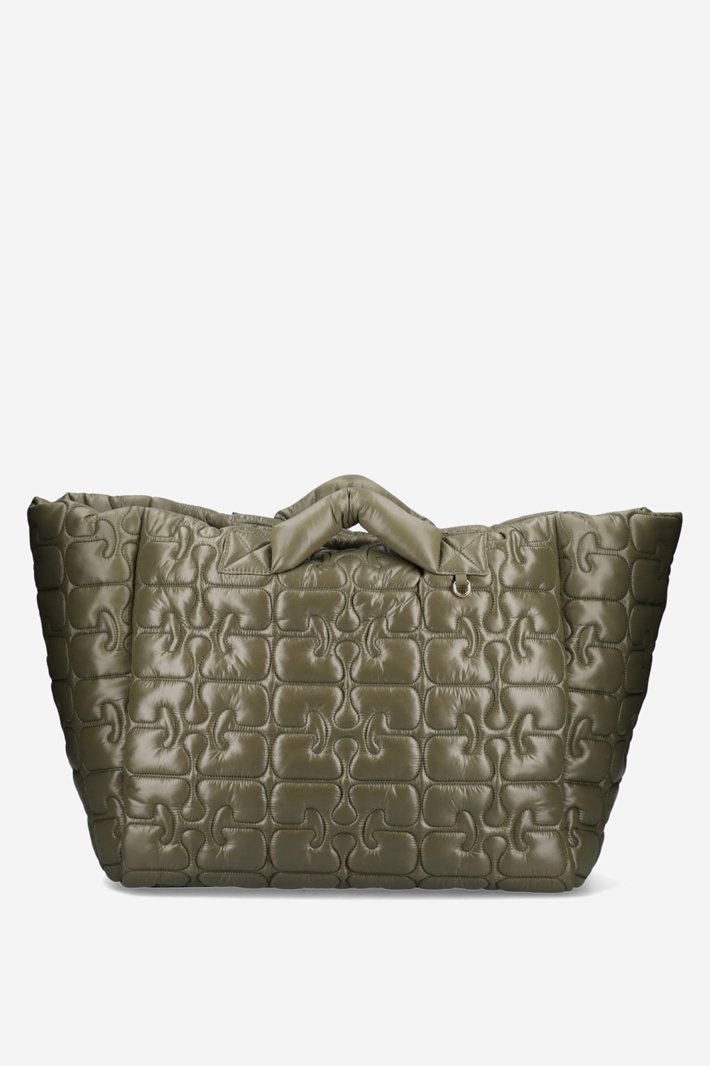 Ganni - Re-Tech quilted XXL tote