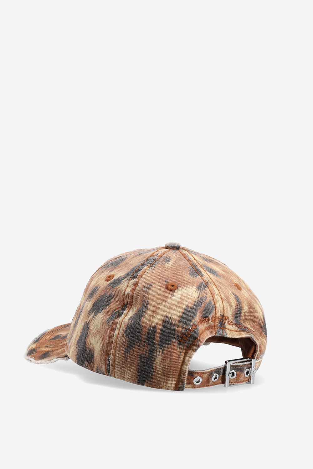 Washed cotton print canvas cap - Mayke