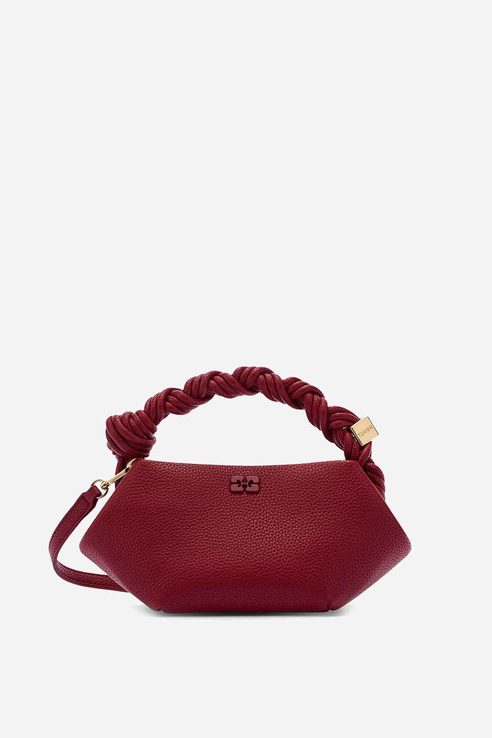 Ganni - Bou mini grained leather crossbody