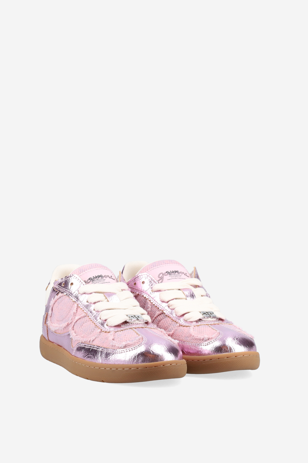 ’08 crinkle metallic sneakers