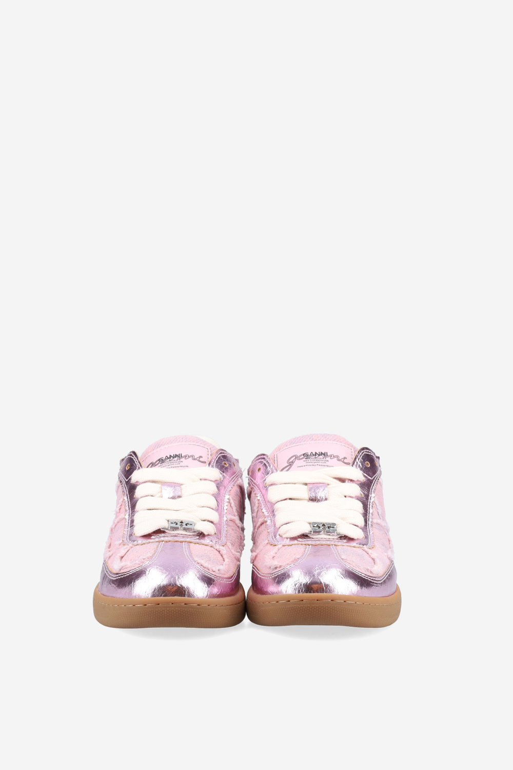 ’08 crinkle metallic sneakers