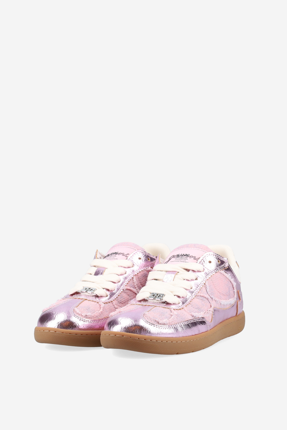 ’08 crinkle metallic sneakers