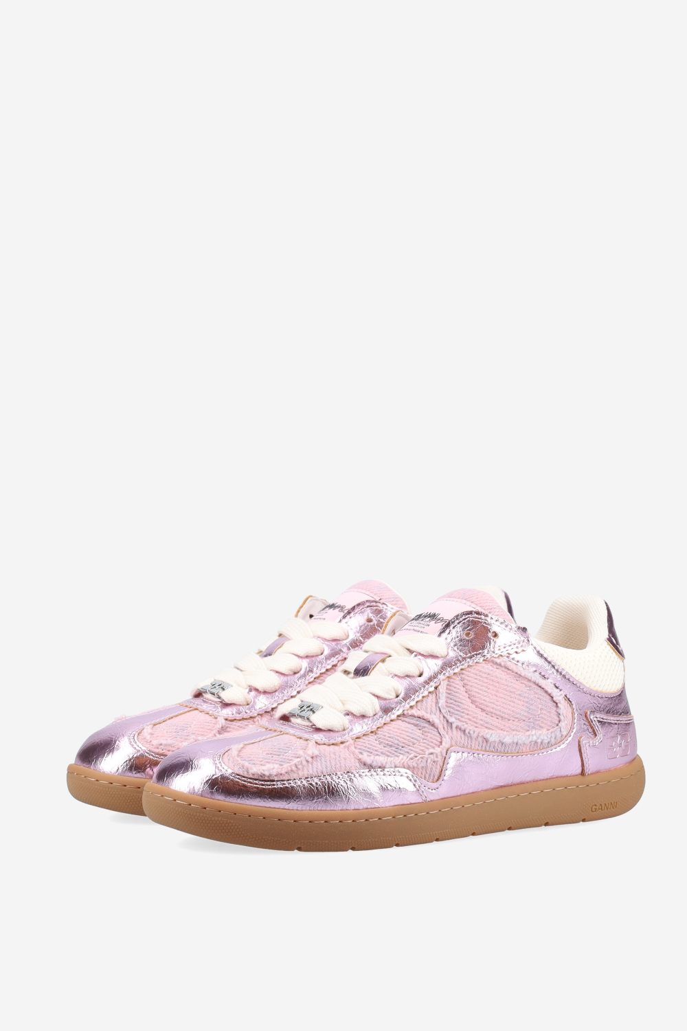 ’08 crinkle metallic sneakers