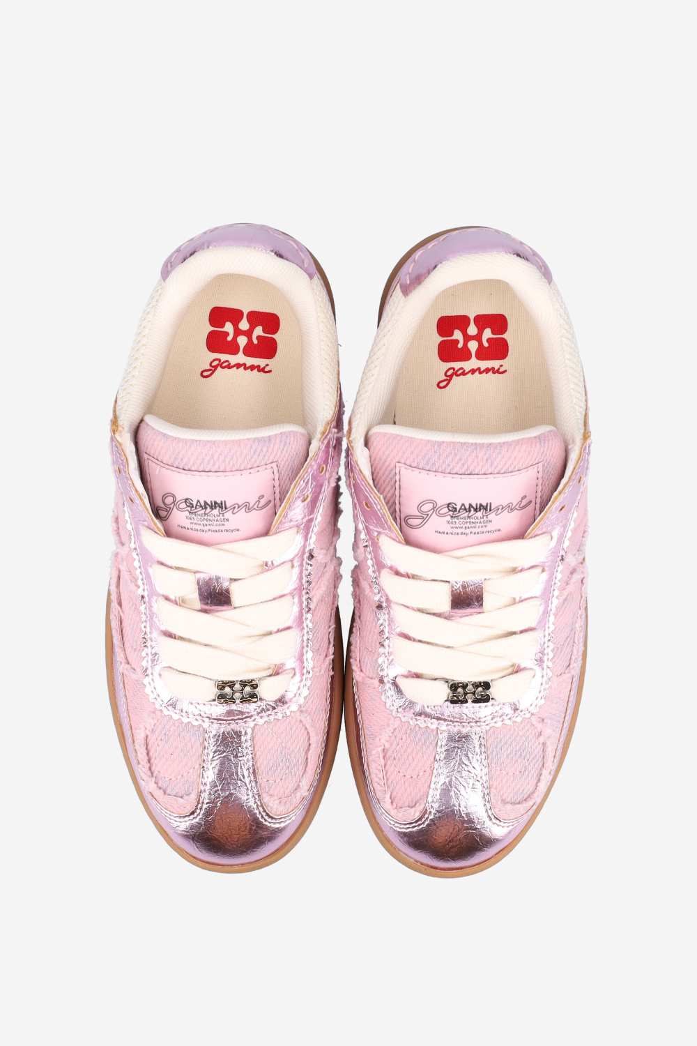 ’08 crinkle metallic sneakers