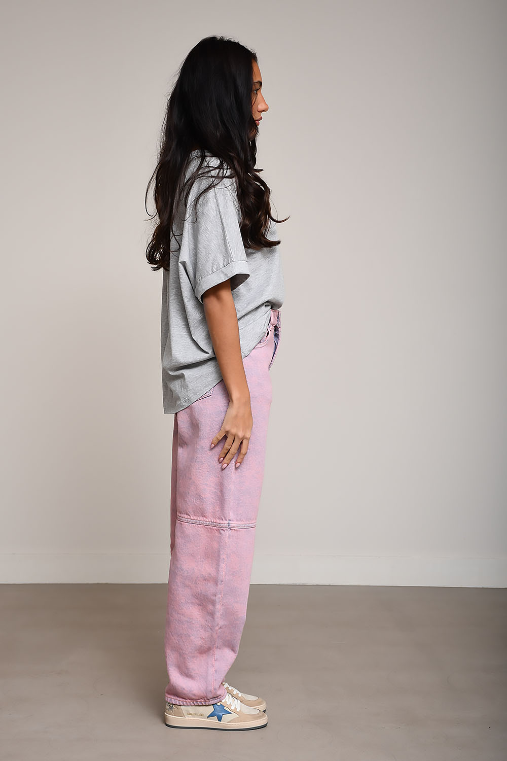 Overdyed heavy denim jeans - Mayke