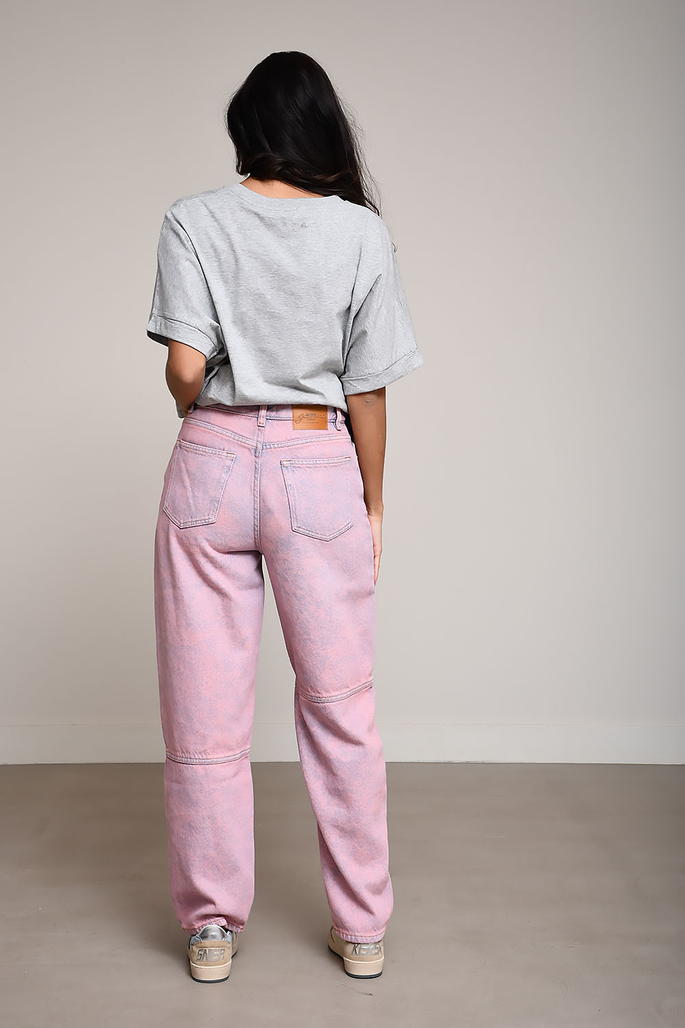 Overdyed heavy denim jeans - Mayke