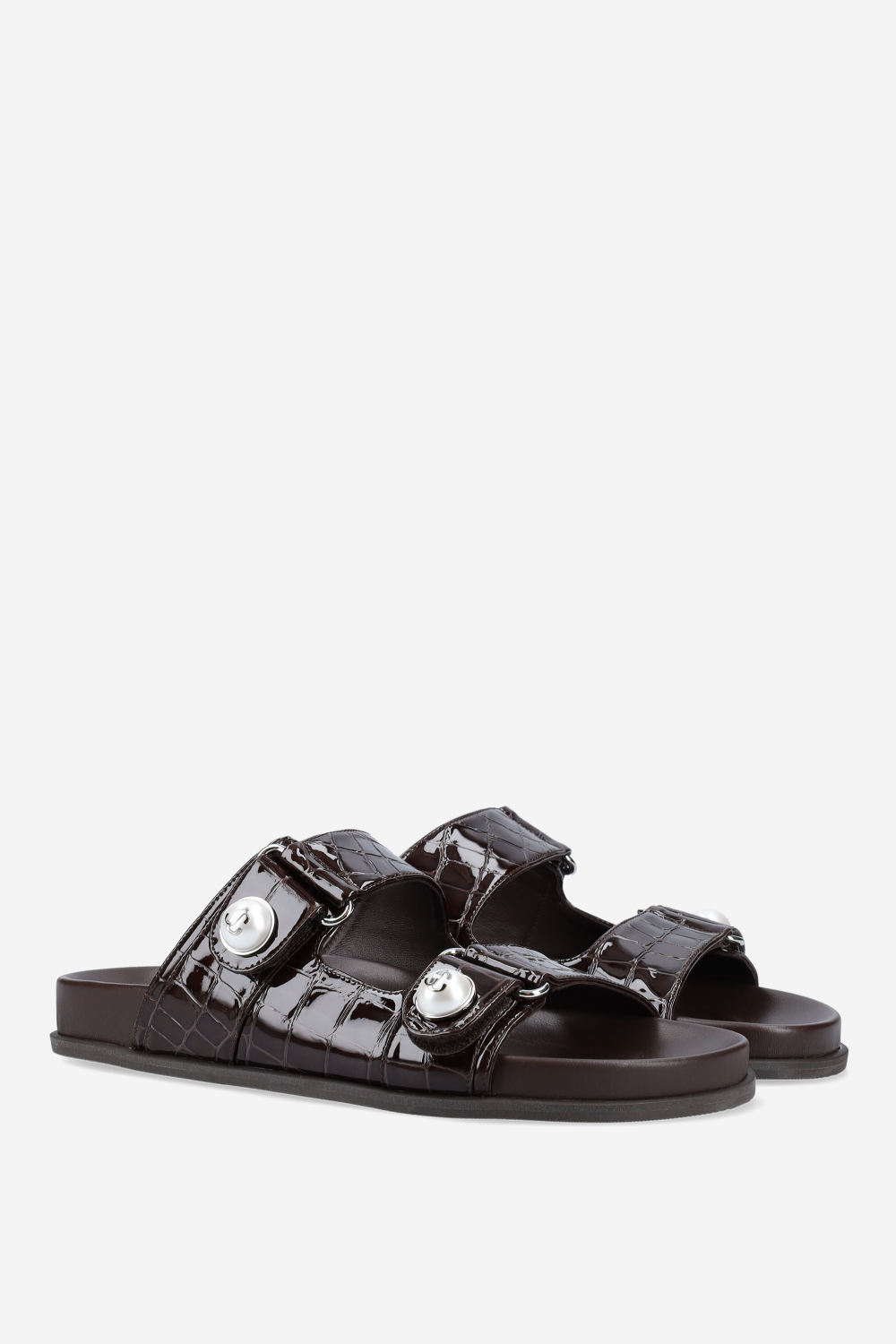 Fayence leather sandals