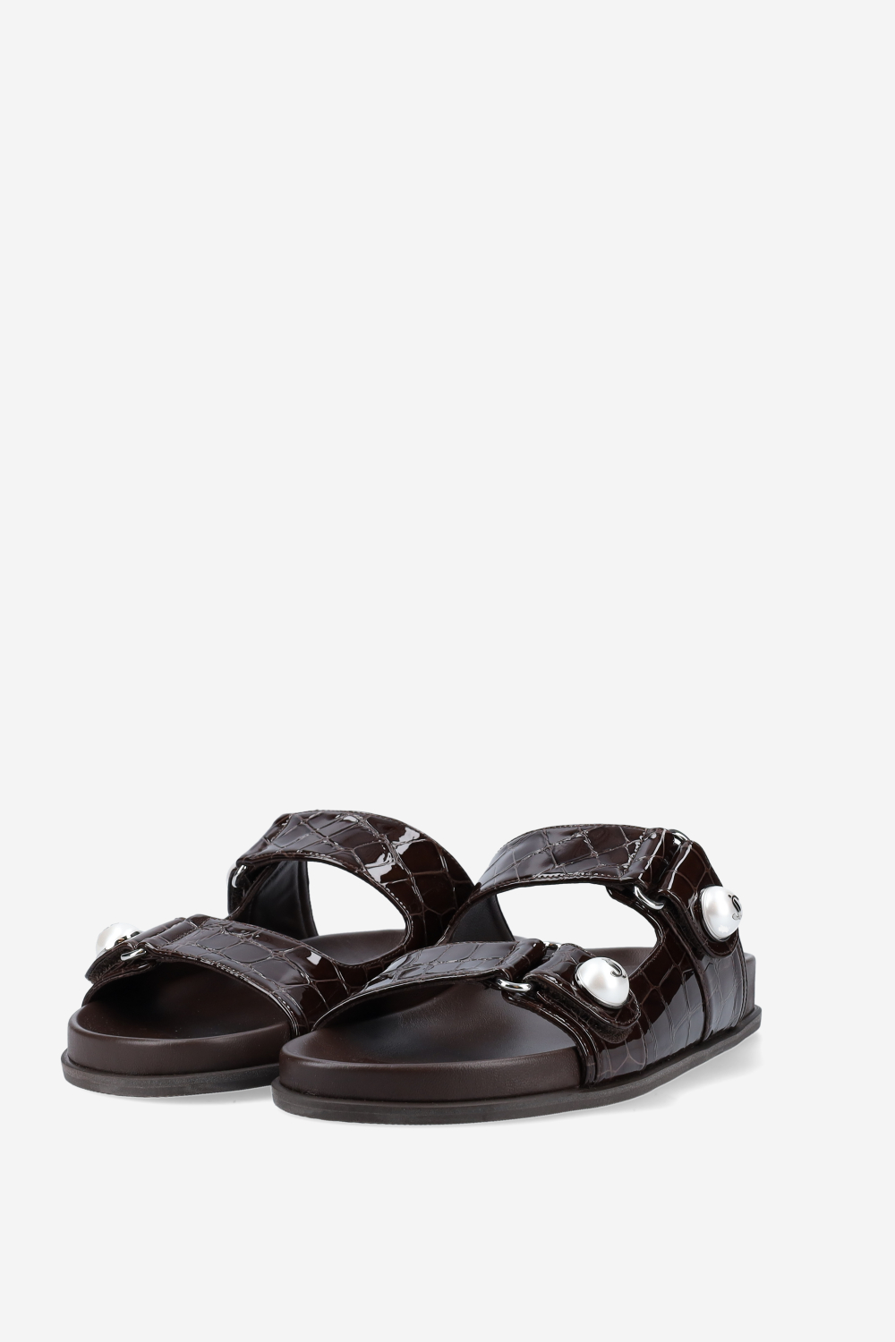 Fayence leather sandals