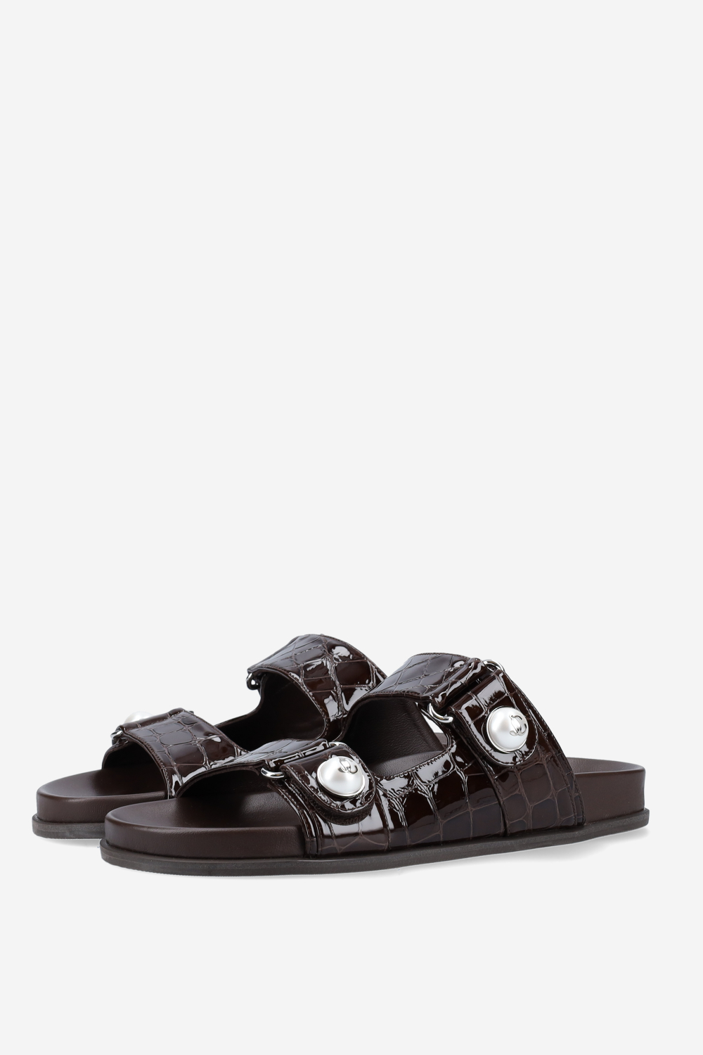 Fayence leather sandals