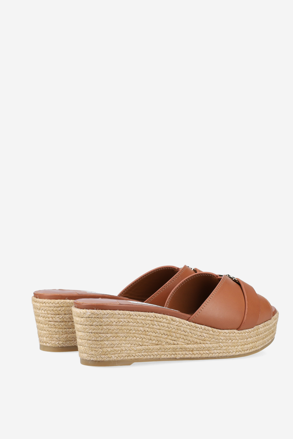 Leda leather wedge sandals