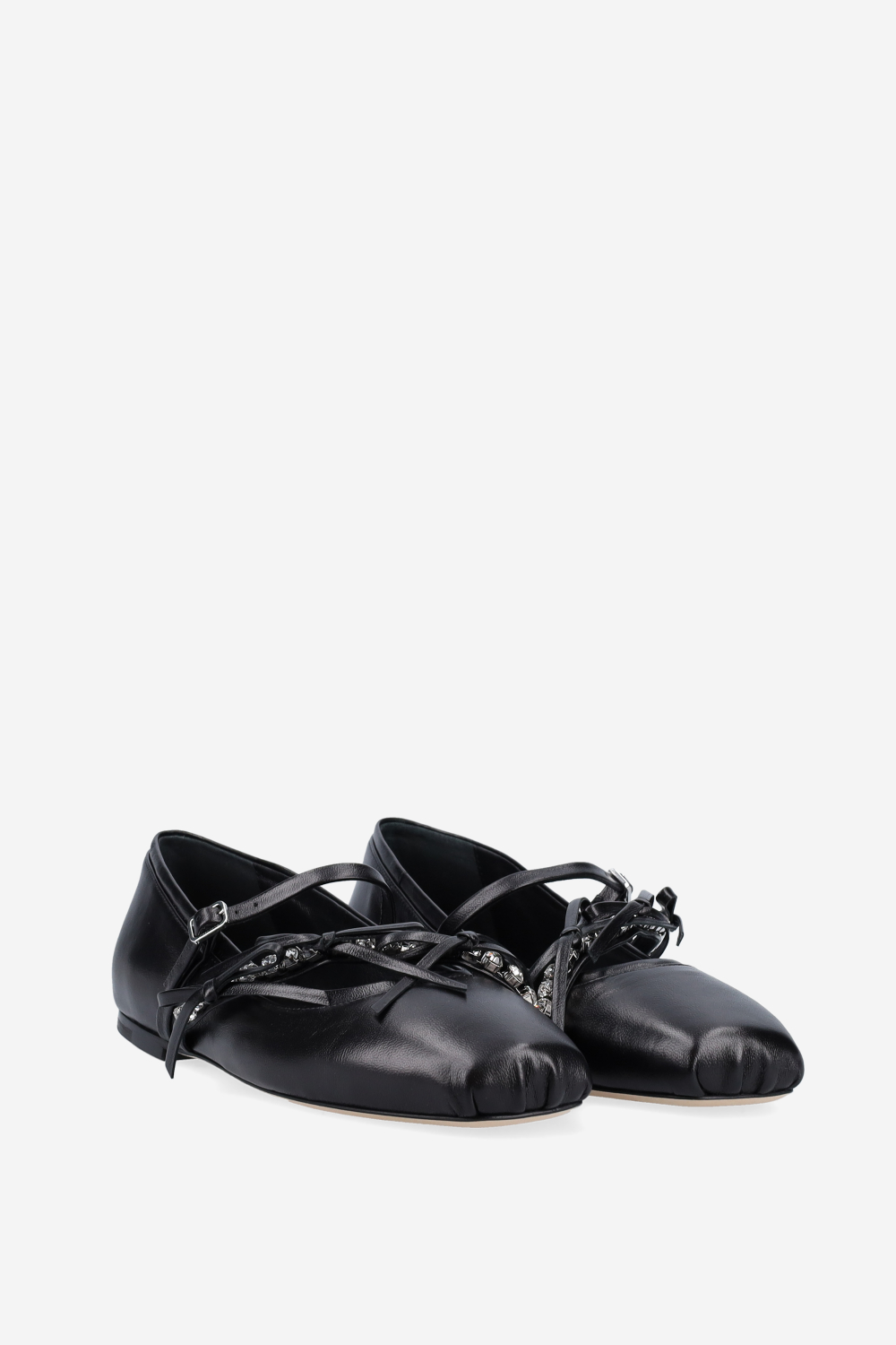 Loli leather ballerinas