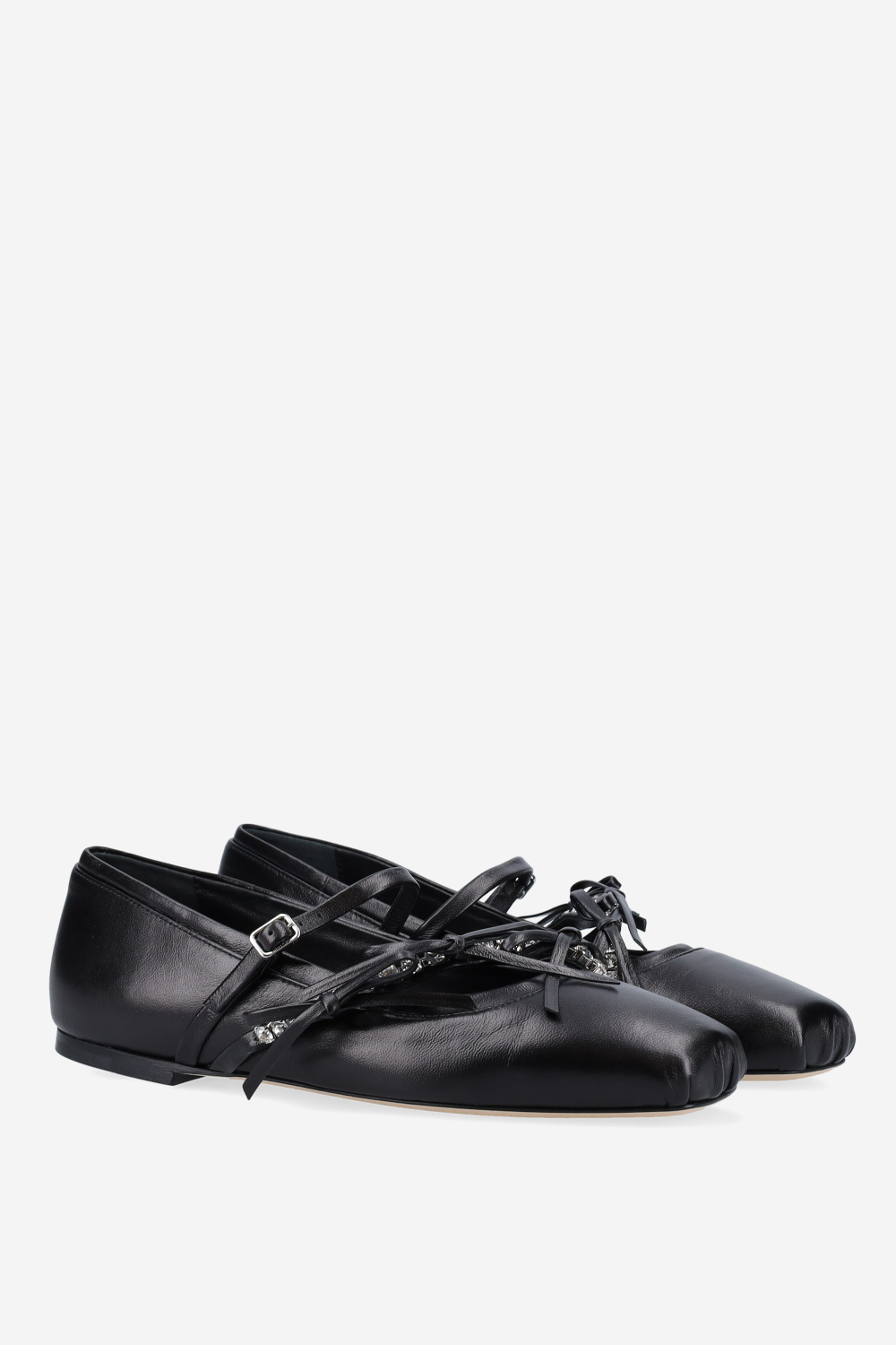 Jimmy Choo - Loli leather ballerinas