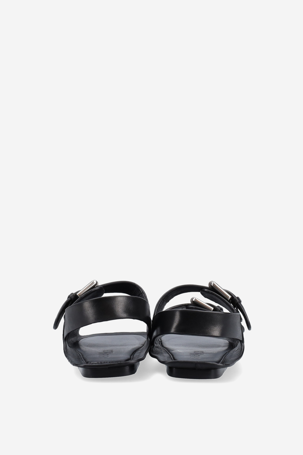 Buckled leather sandals