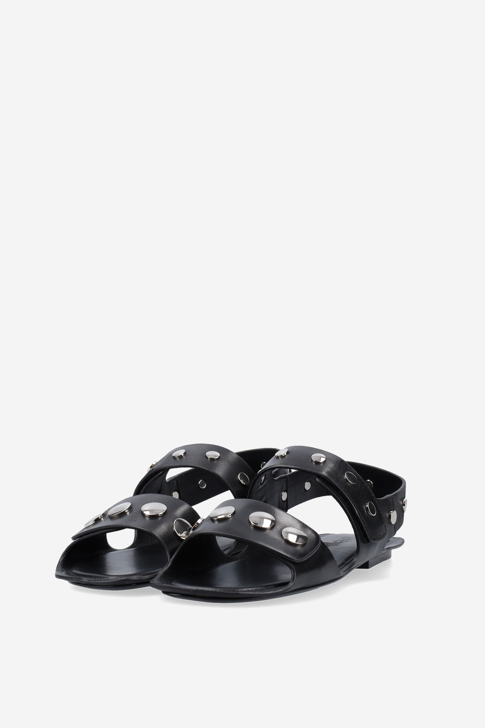 Studded leather sandals