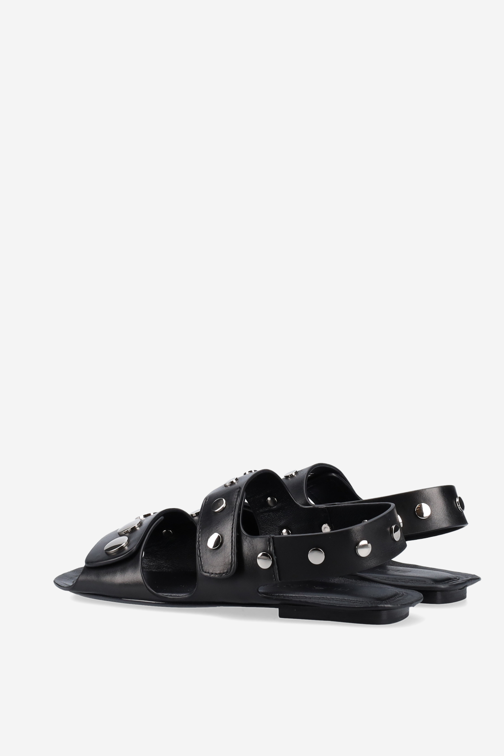 Studded leather sandals