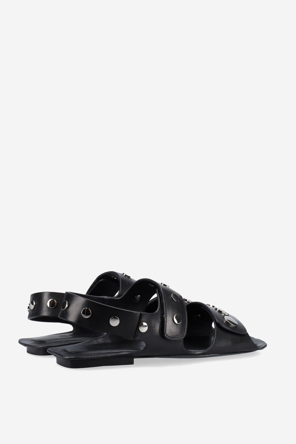 Studded leather sandals