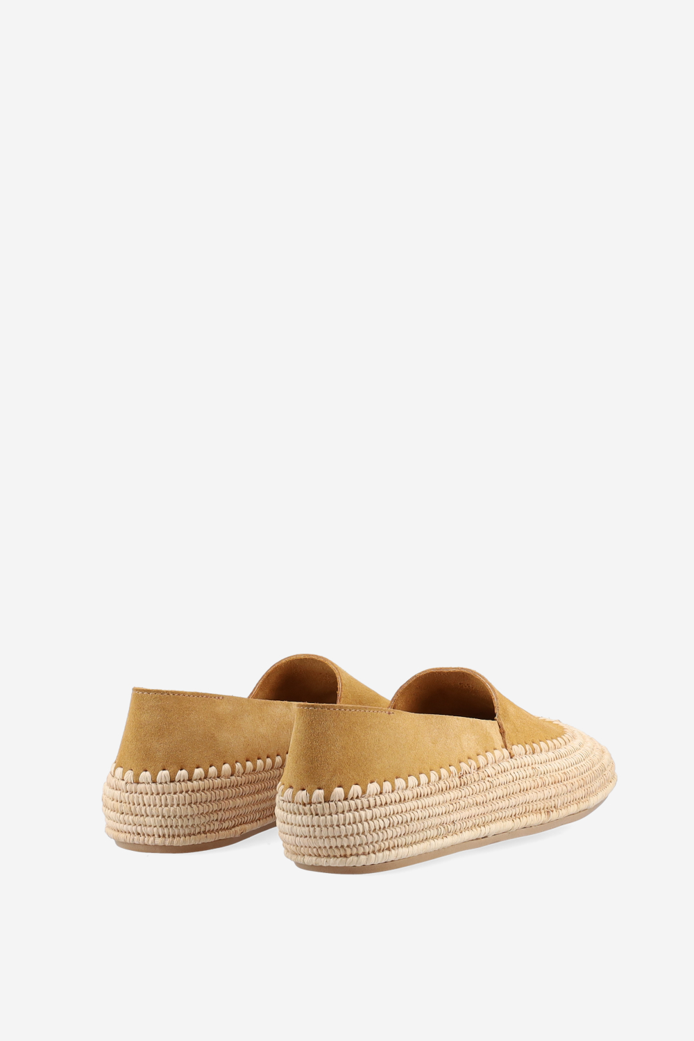 Raffia suede espadrilles
