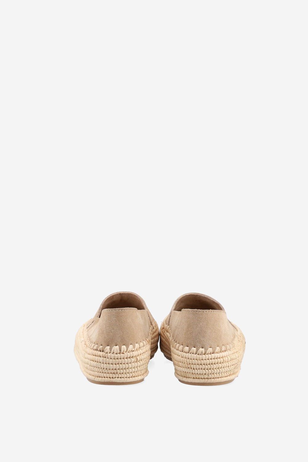 Raffia suede espadrilles