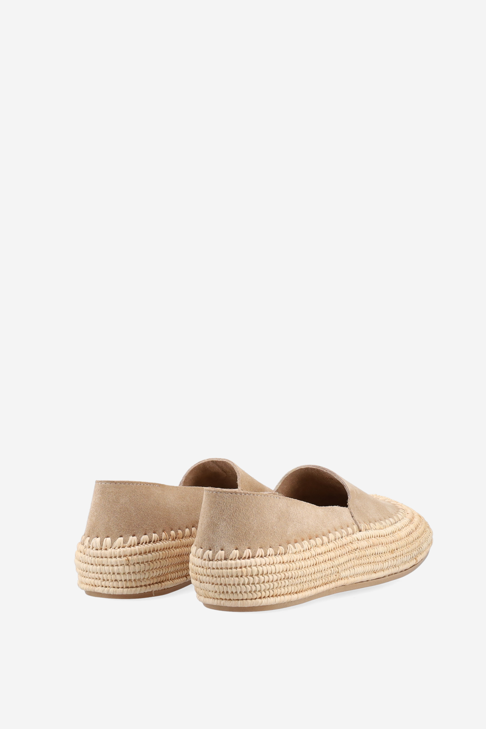 Raffia suede espadrilles