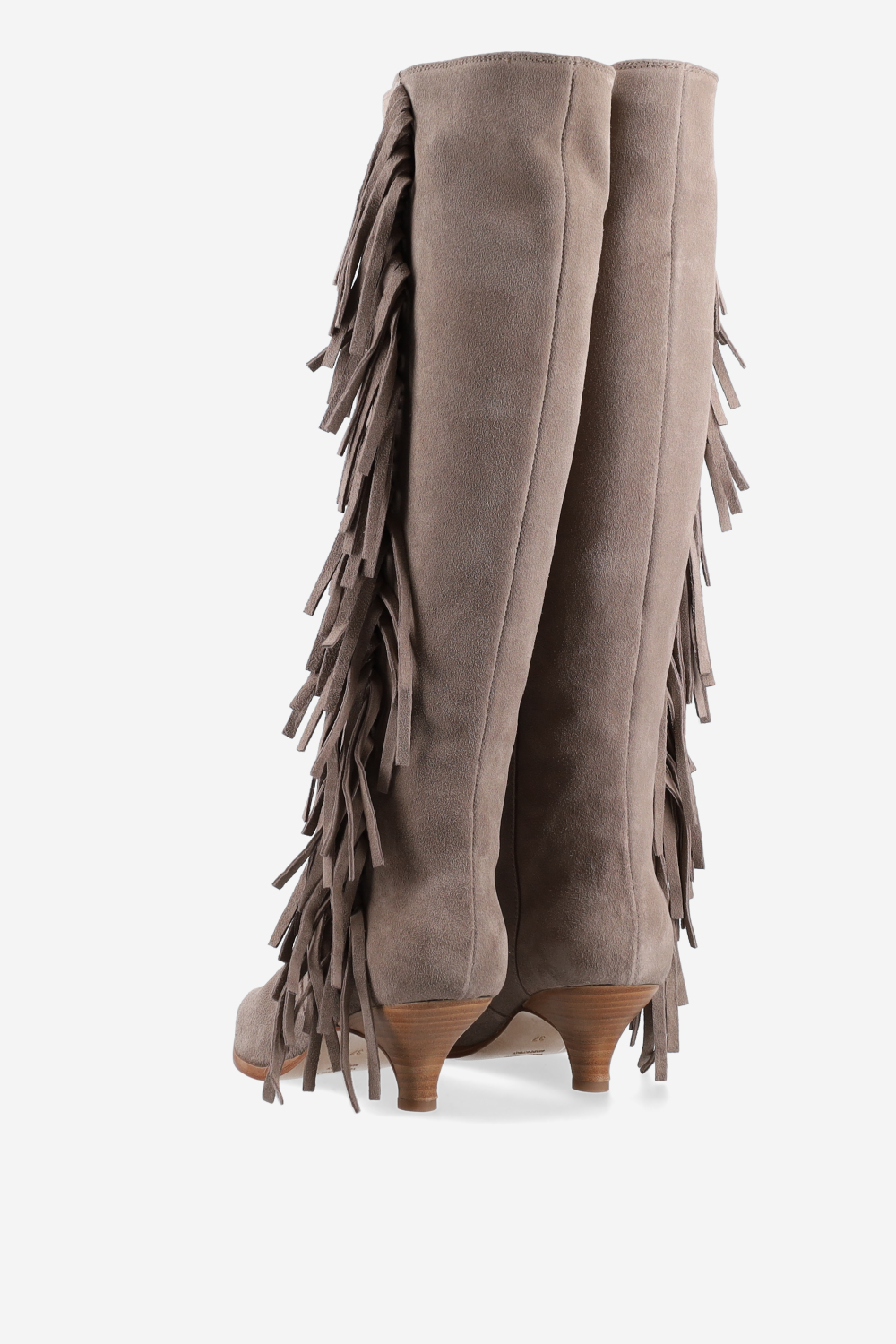 Fringes suede boots