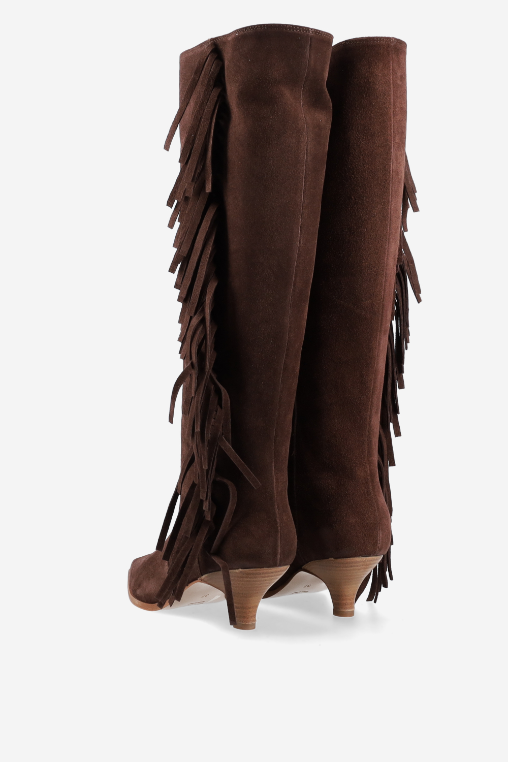 Fringes suede boots