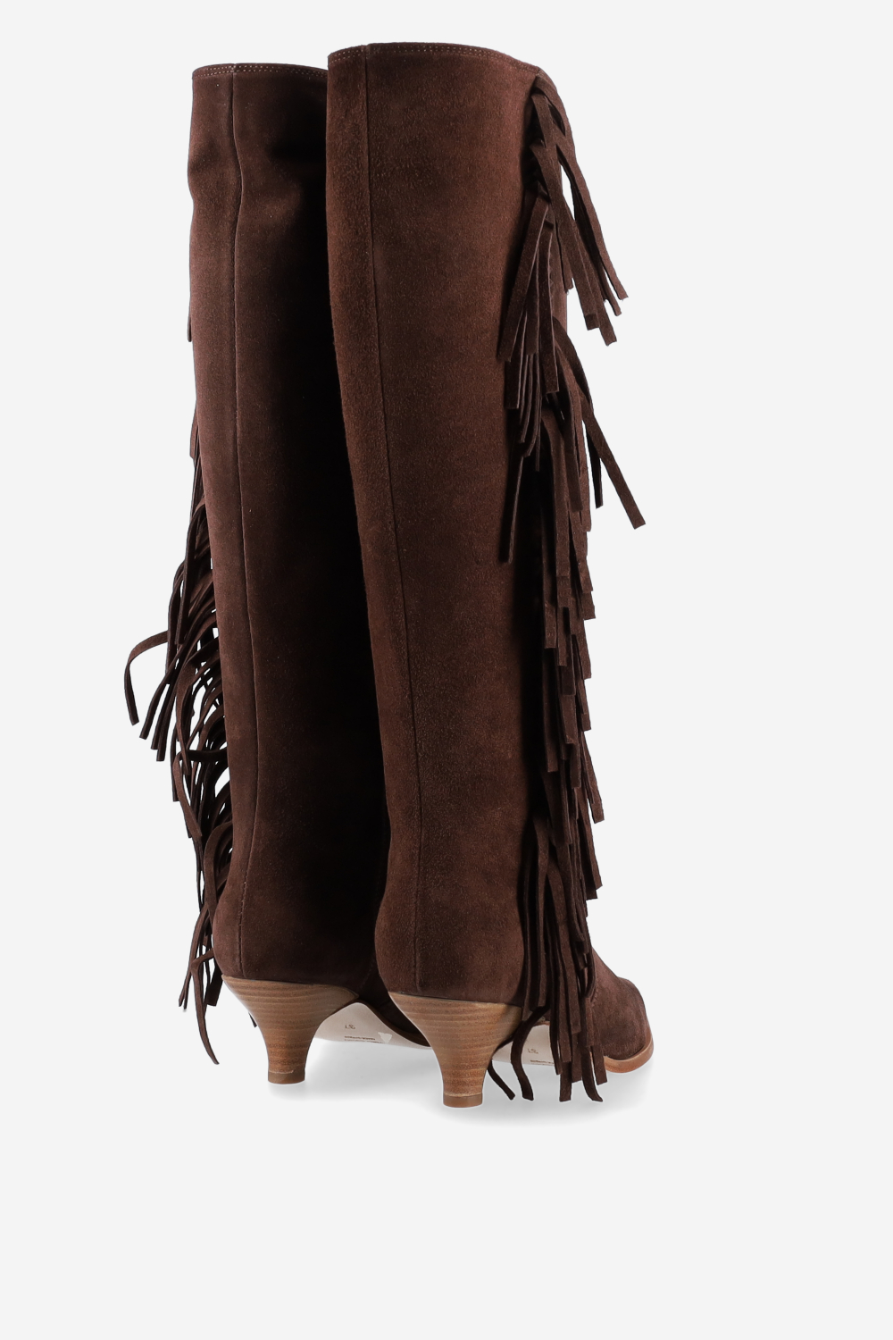 Fringes suede boots