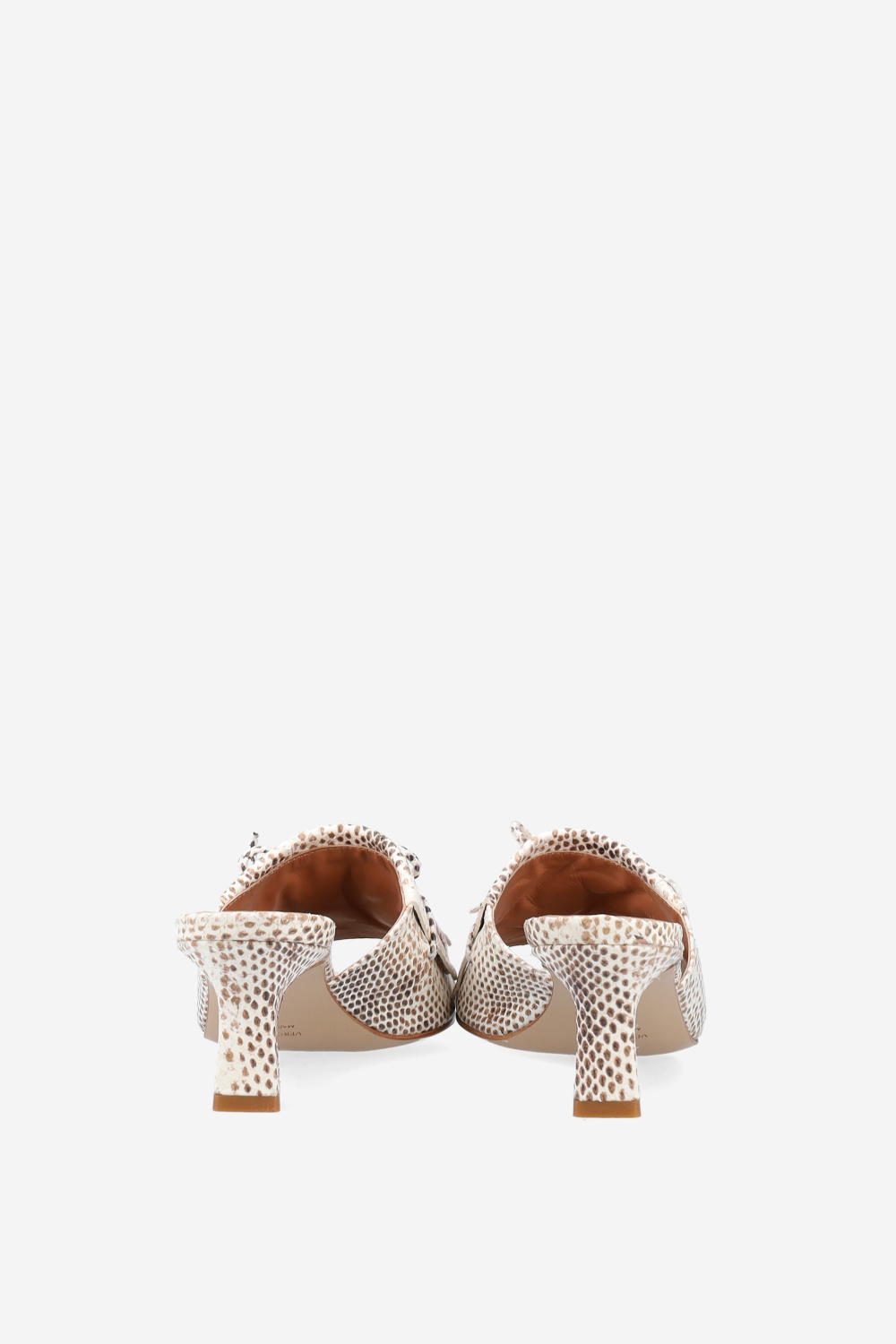 Fringes pitone leather sandals
