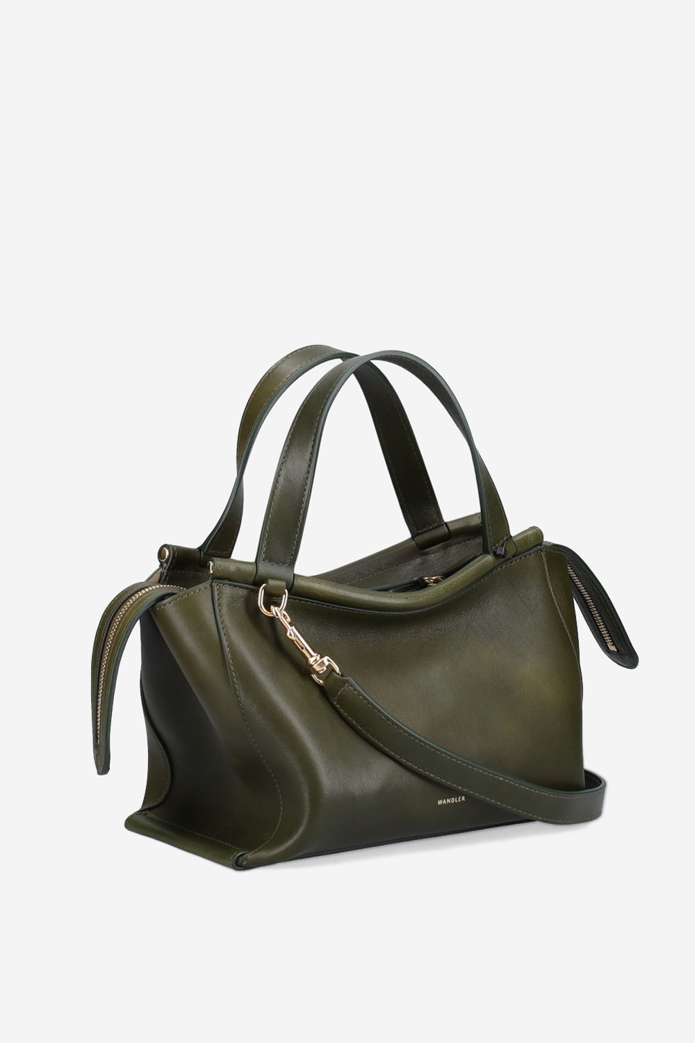 Wandler - Ida top handle leather crossbody