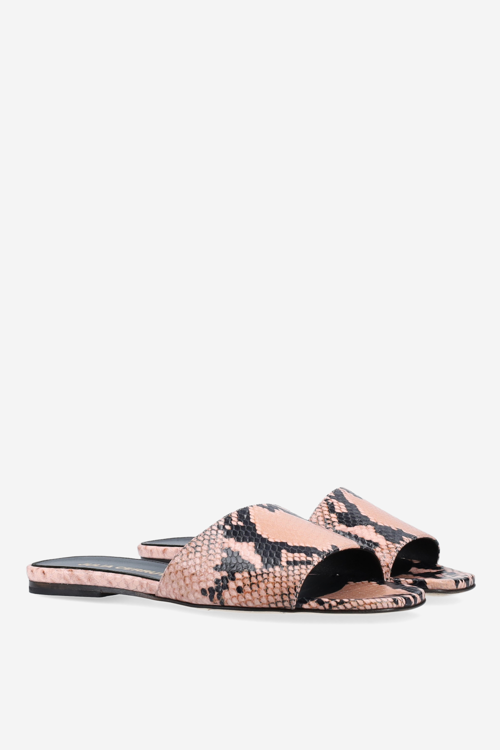 Pitone leather sandals