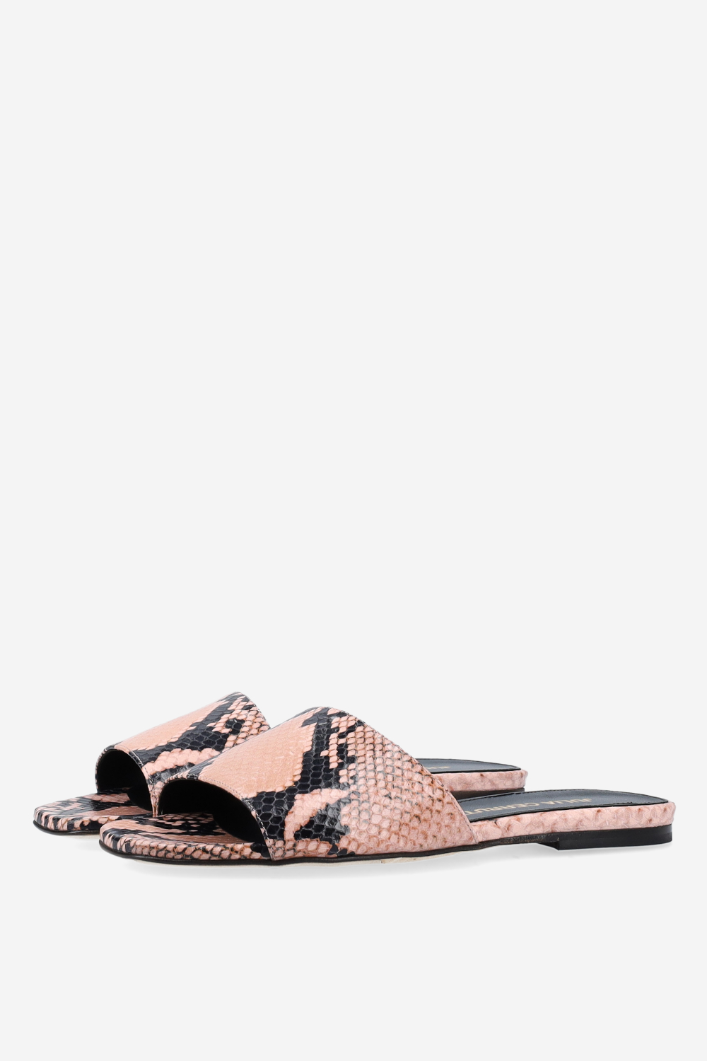 Pitone leather sandals