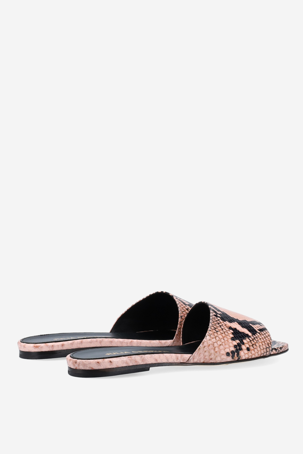 Pitone leather sandals