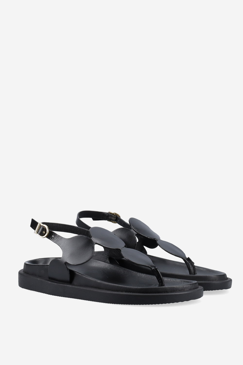 Thong leather sandals