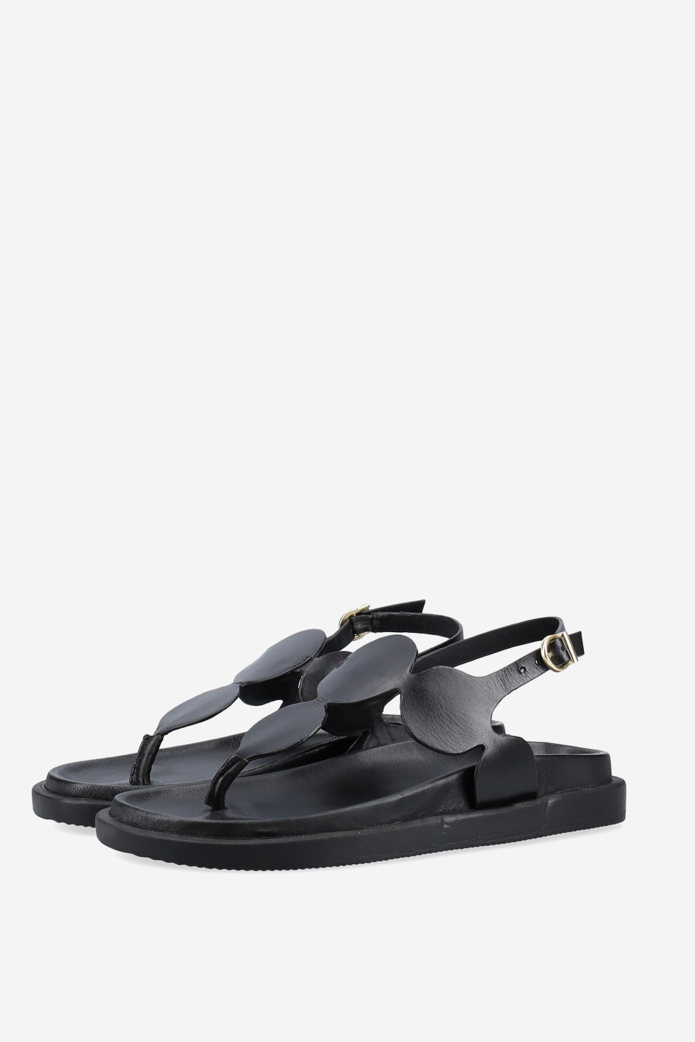 Thong leather sandals