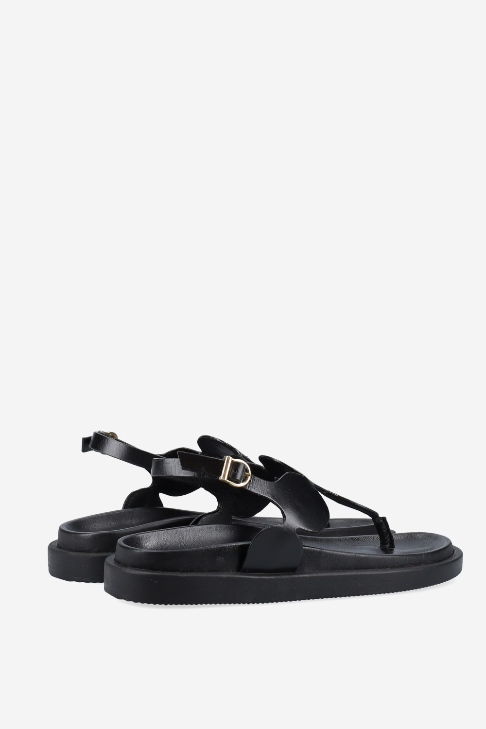 Thong leather sandals