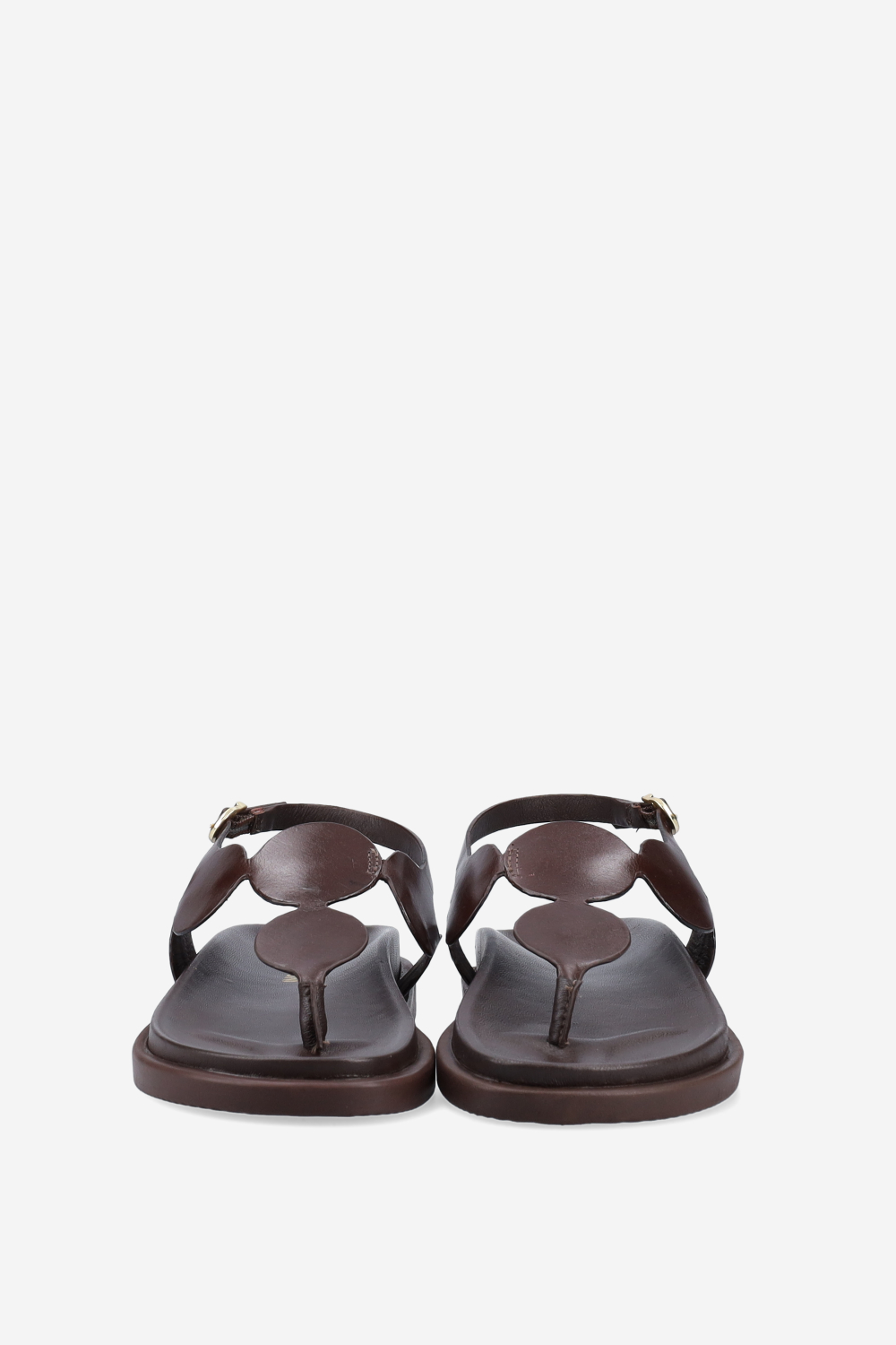 Thong leather sandals