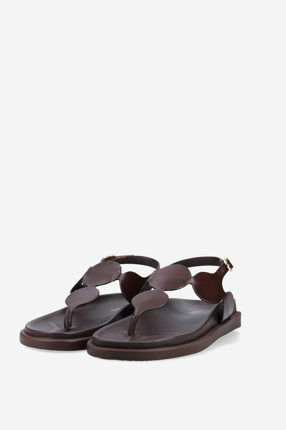 Thong leather sandals