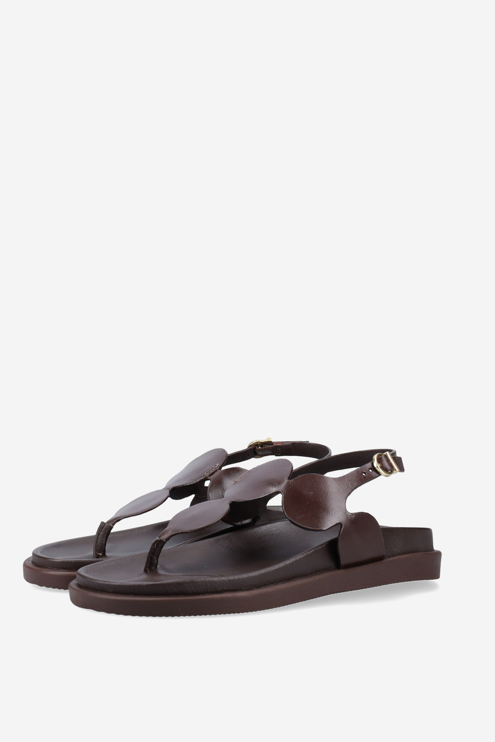Thong leather sandals