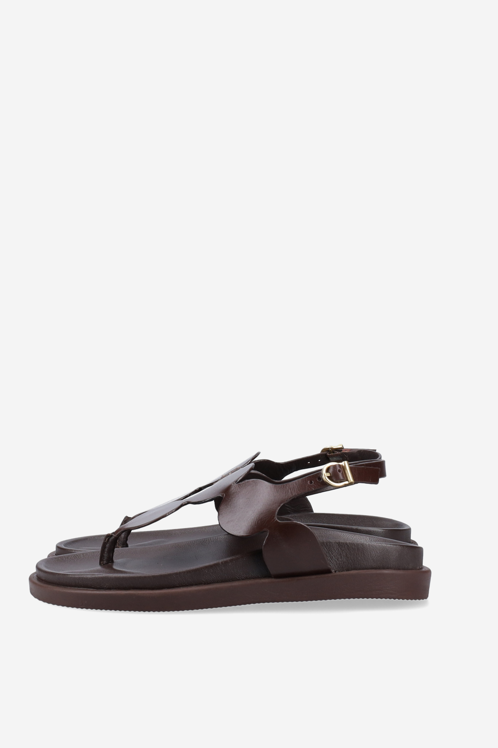 Thong leather sandals
