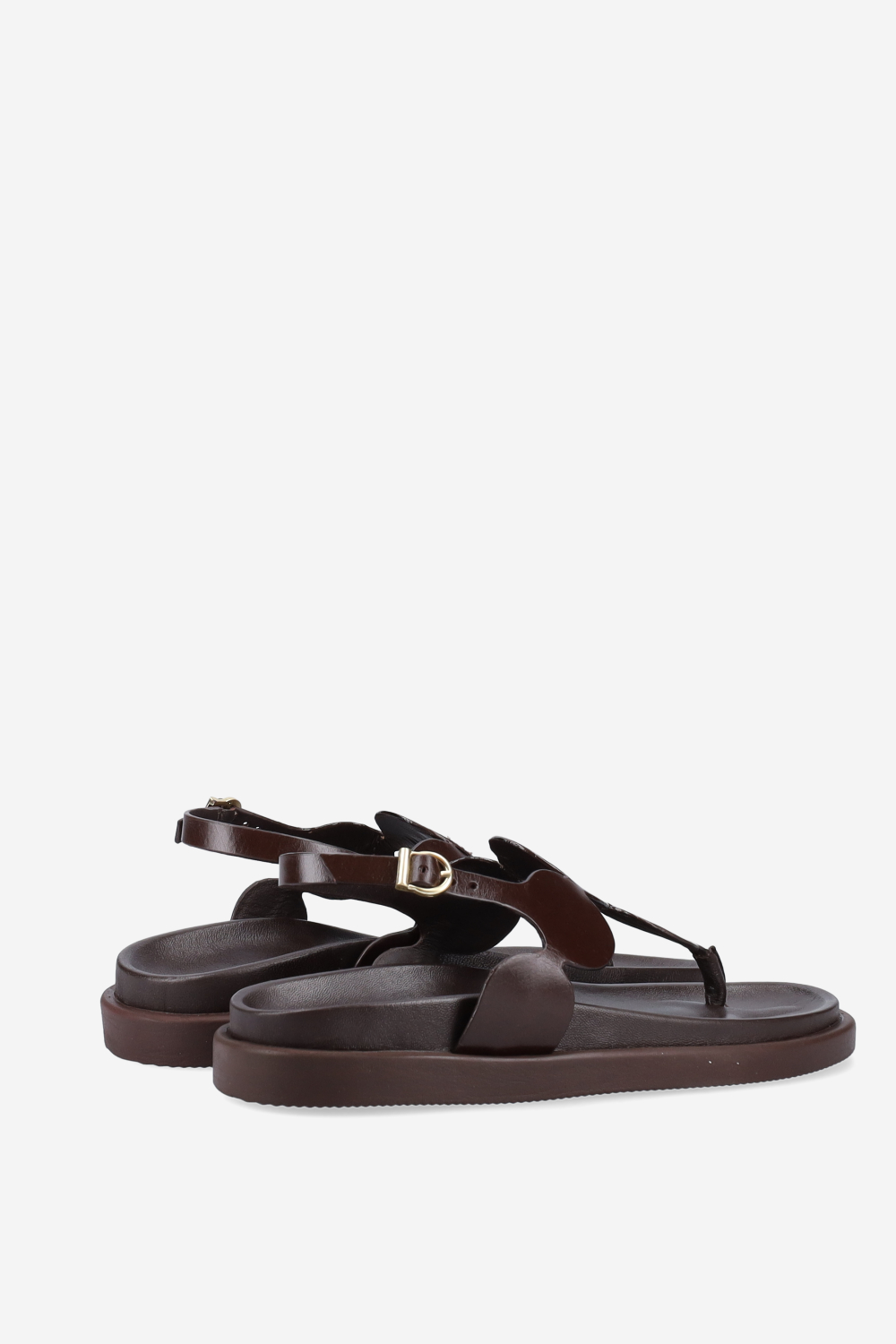Thong leather sandals