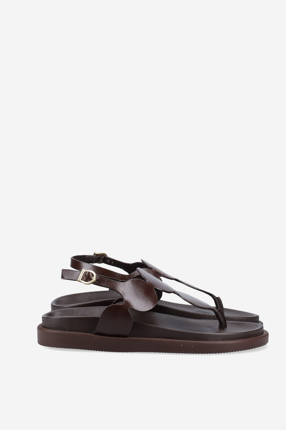 Thong leather sandals