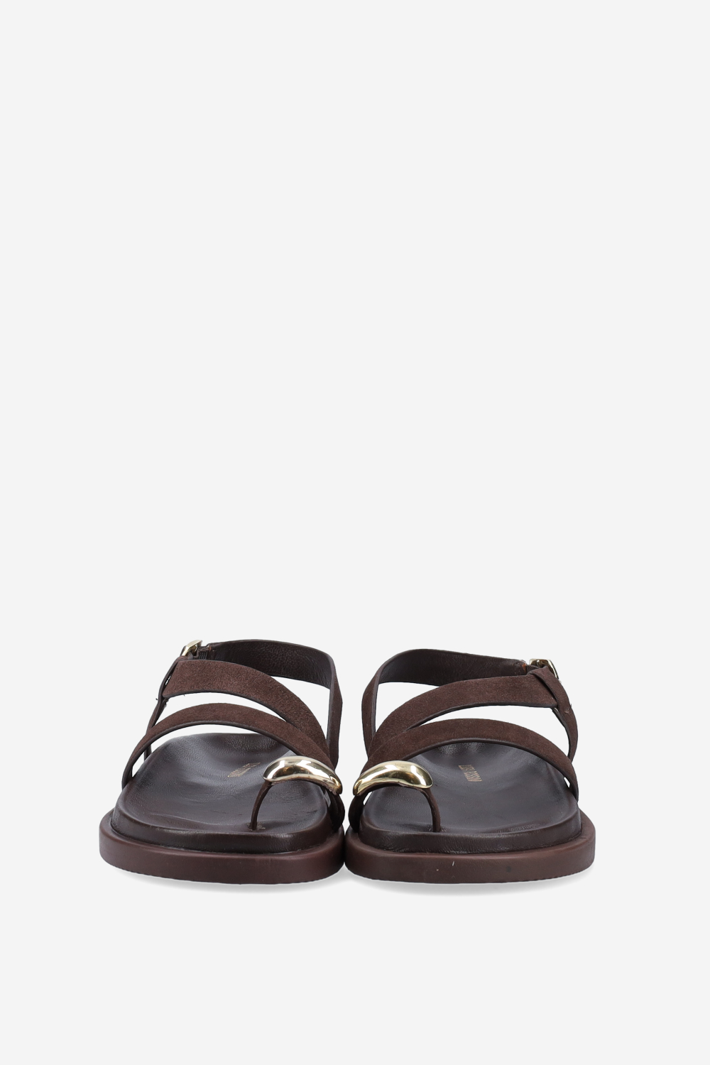 Strapped leather sandals