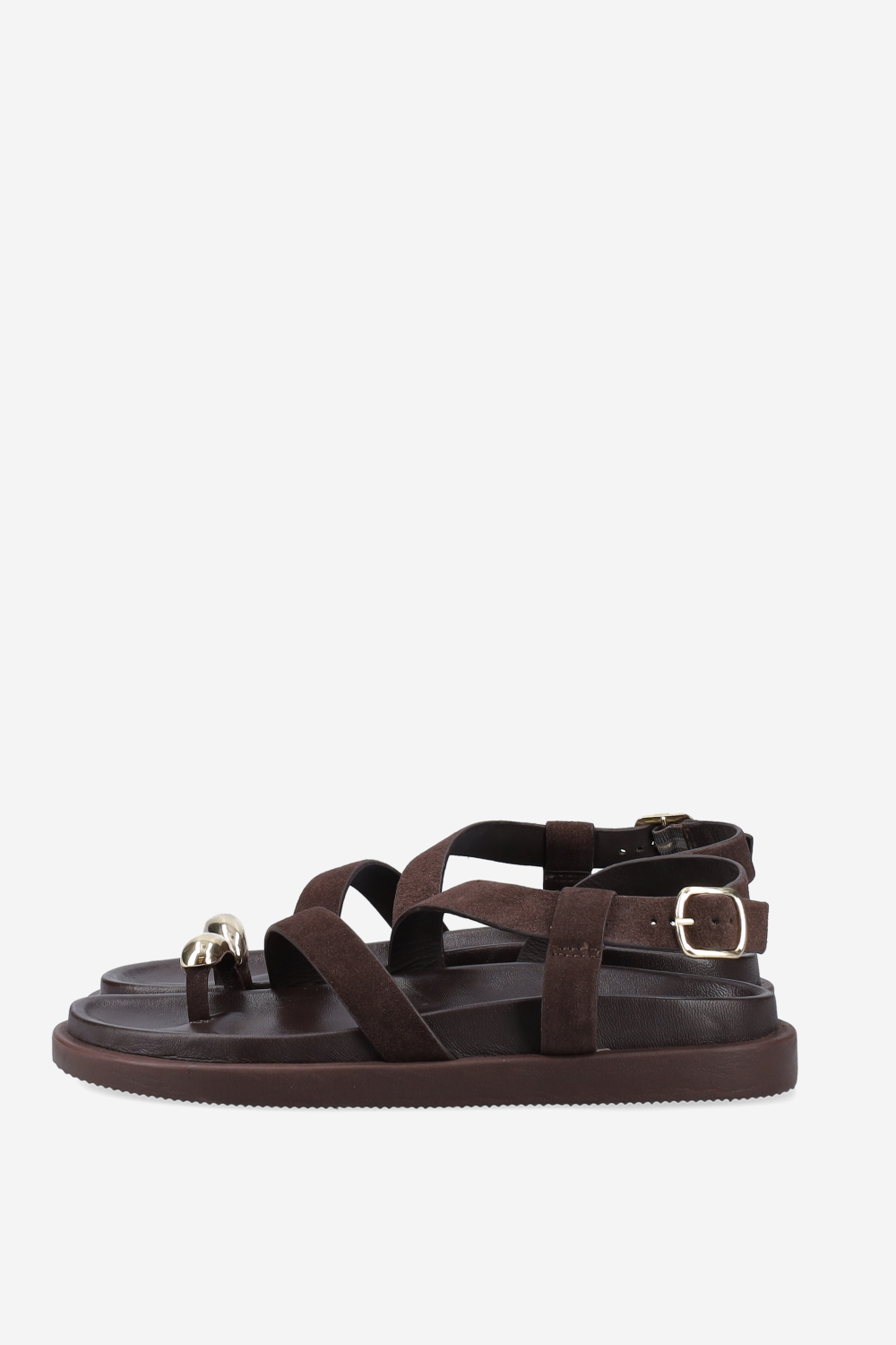 Strapped leather sandals