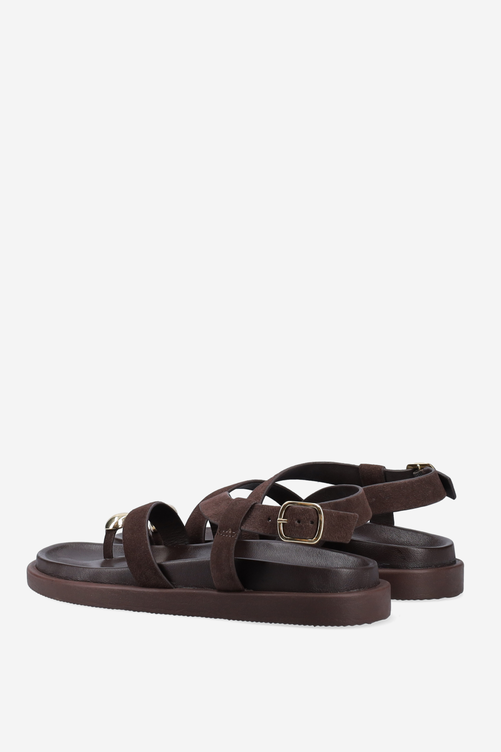 Strapped leather sandals