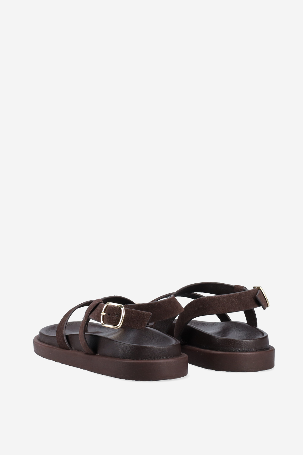 Strapped leather sandals