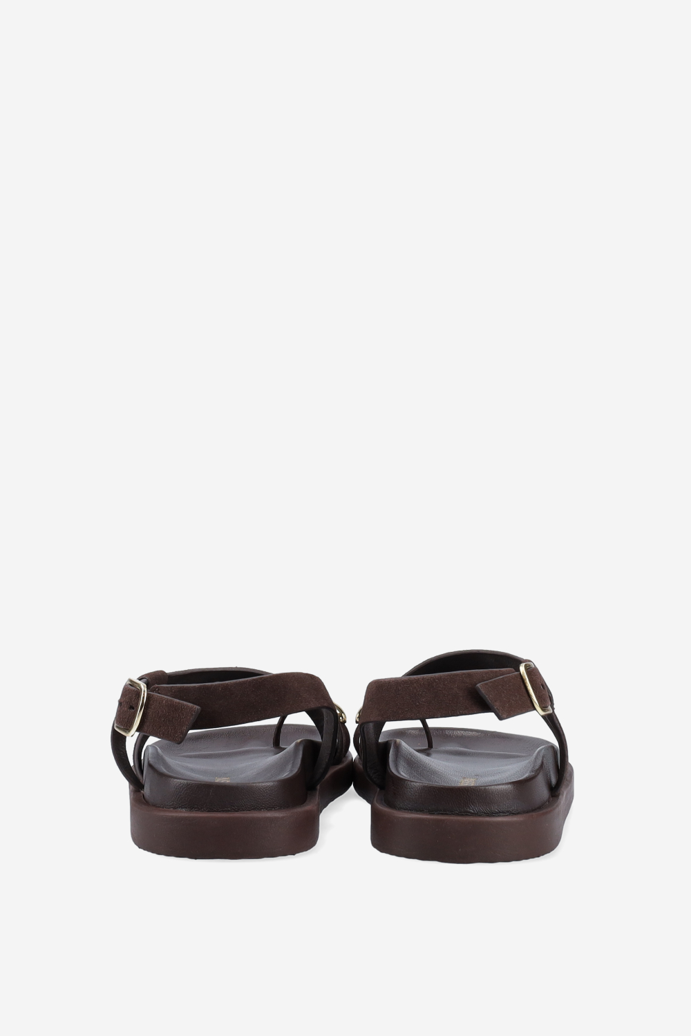 Strapped leather sandals