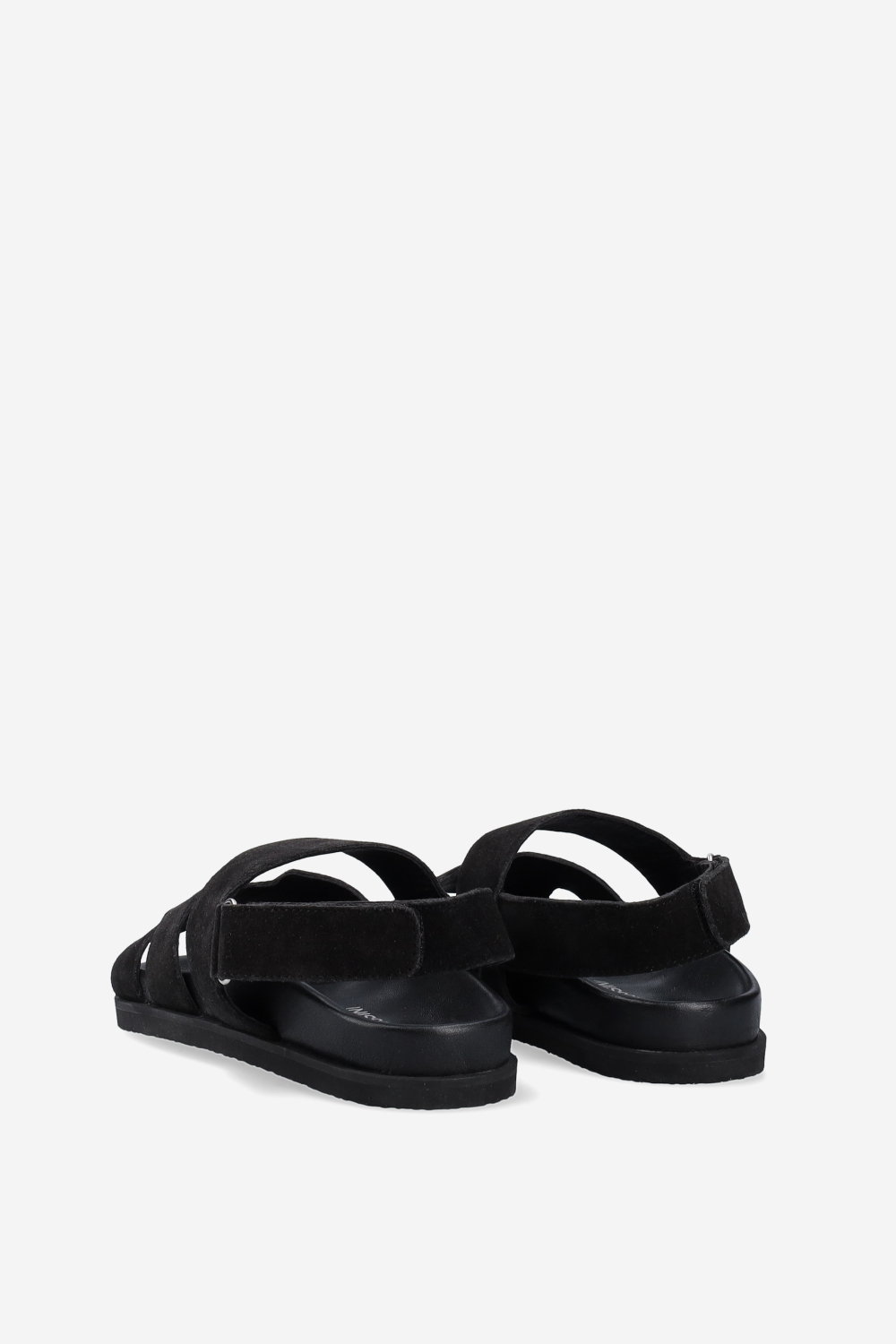 Two-strap suede sandals