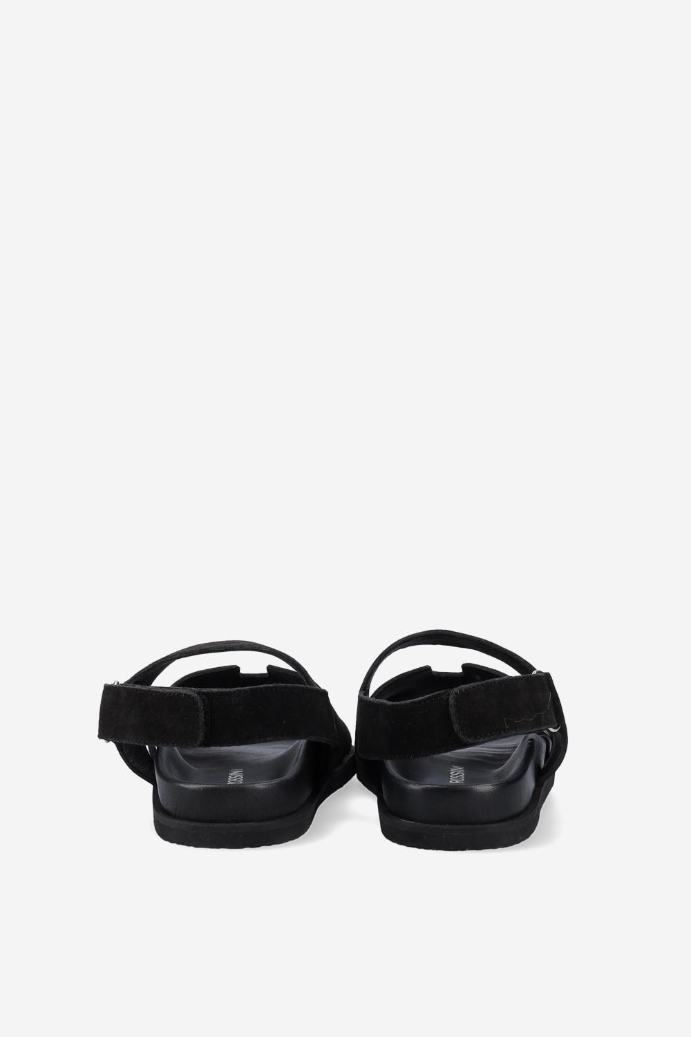 Two-strap suede sandals