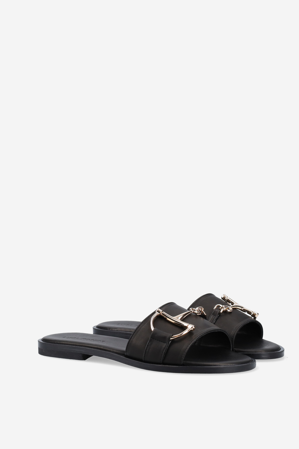 Buckled leather sandals